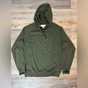 Men's Forest Green Long Sleeve Hoodie